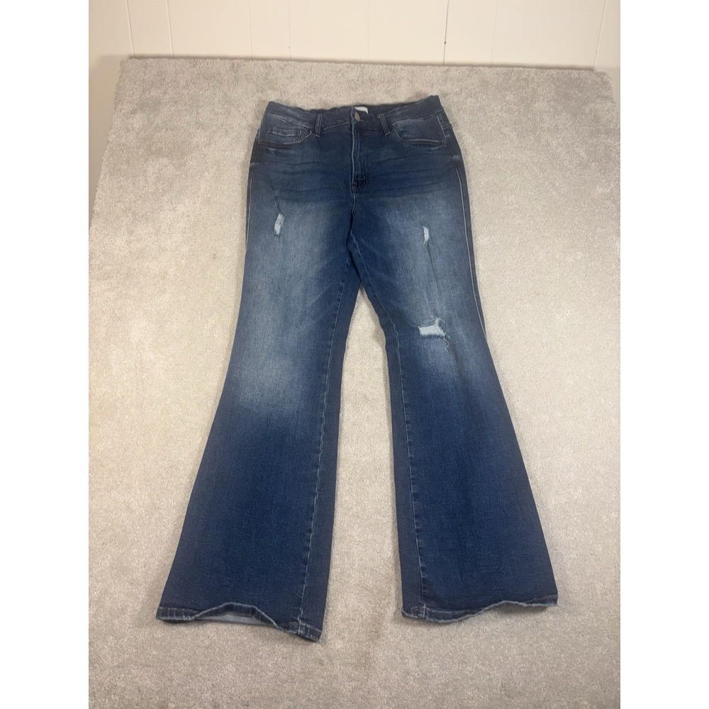 Vervet High Rise Flare Jeans‎ Blue Size 16